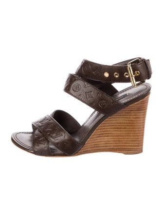 Louis Vuitton LV Monogram Leather Sandals