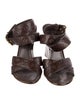 Louis Vuitton LV Monogram Leather Sandals