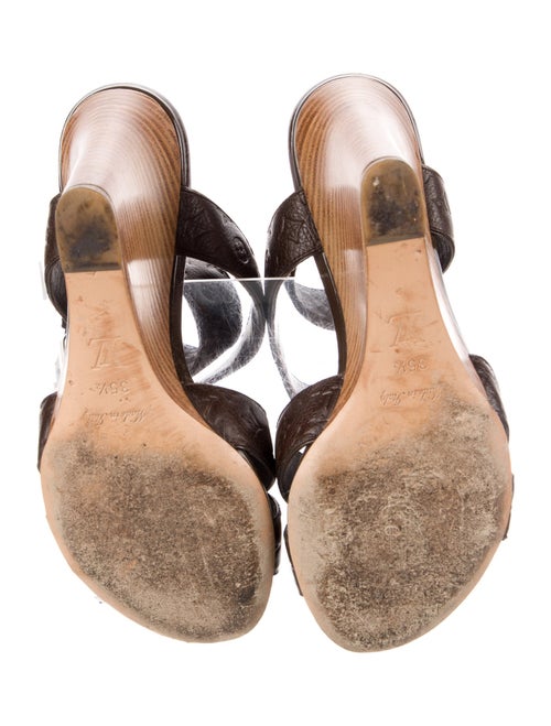 Louis Vuitton LV Monogram Leather Sandals