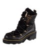 Louis Vuitton LV Monogram Leather Combat Boots