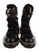 Louis Vuitton LV Monogram Leather Combat Boots