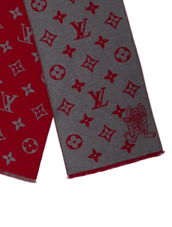 Louis Vuitton Lunar New Year 'Year of the Rabbit' Wool Scarf