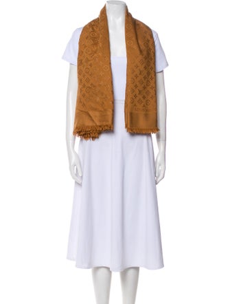 Louis Vuitton Silk LV Monogram Shawl