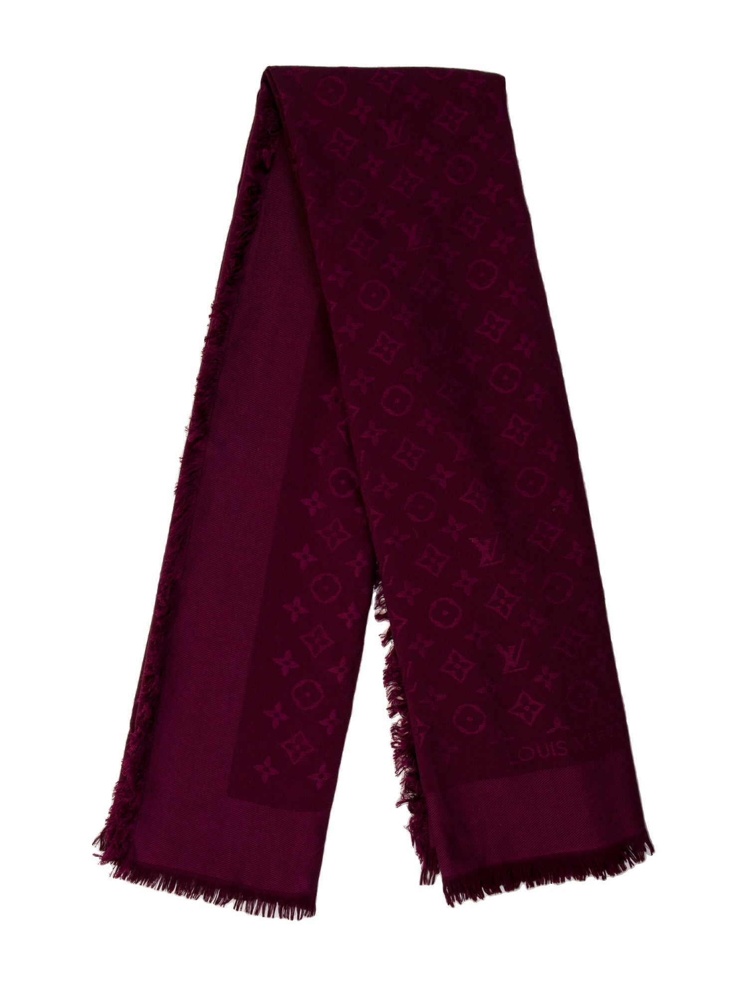 Louis Vuitton Silk LV Monogram Scarf