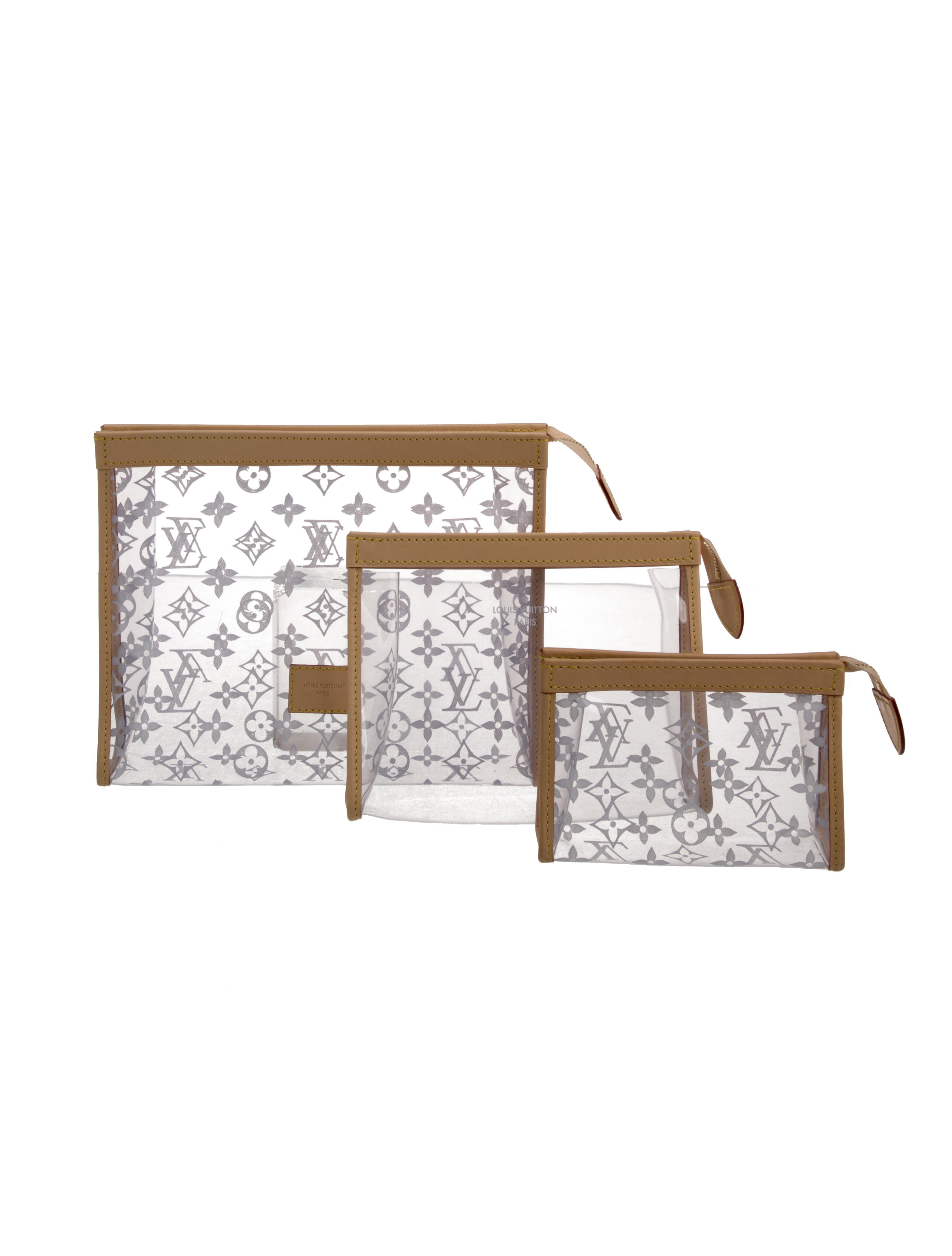 Louis Vuitton Monogram Trio Poche Toilette w/ Tags