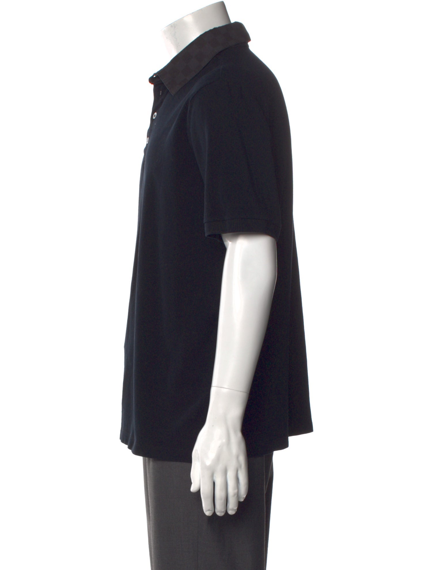 Louis Vuitton 2013 Damier Graphite Pattern Polo Shirt