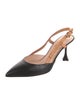 Louis Vuitton Leather Slingback Pumps