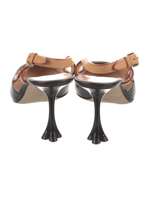 Louis Vuitton Leather Slingback Pumps