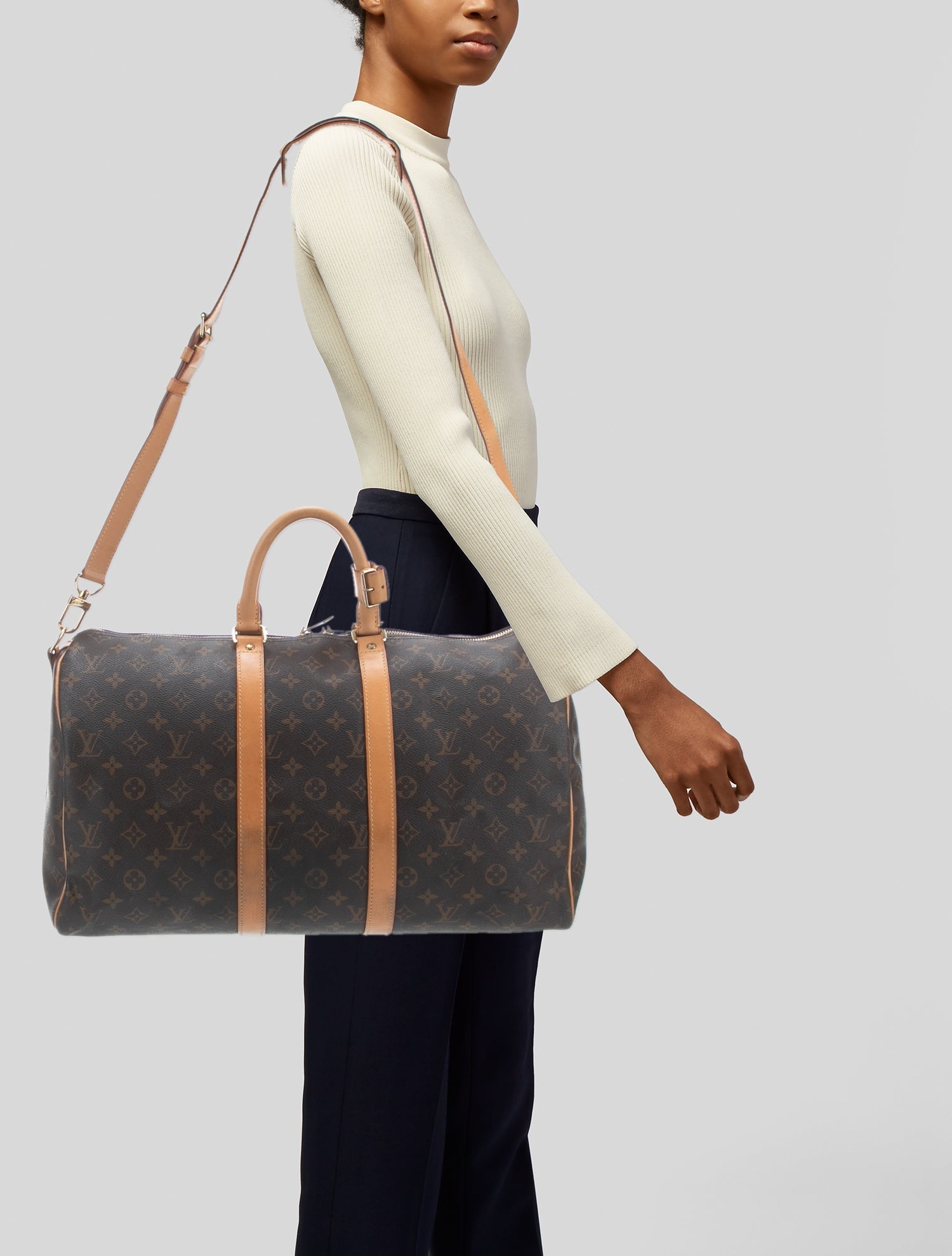Louis Vuitton LV Monogram Keepall Bandouliere 45