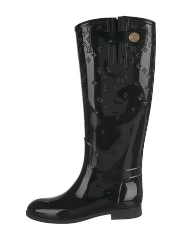 Louis Vuitton Boots LV Monogram Rubber Rain IT 36 | 6
