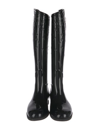 Louis Vuitton LV Monogram Rubber Rain Boots