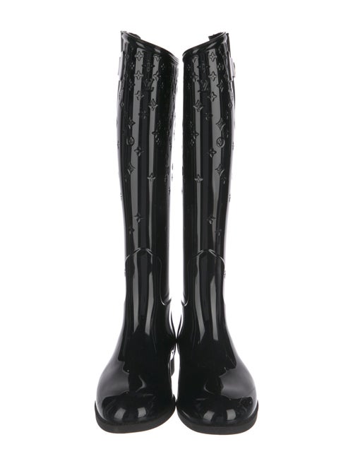 Louis Vuitton LV Monogram Rubber Rain Boots