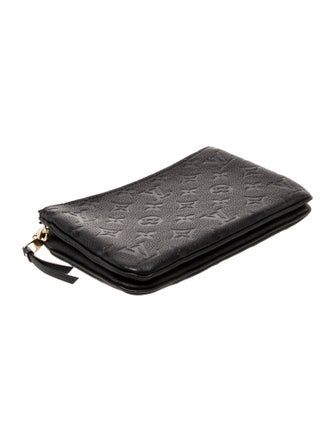 Louis Vuitton LV Monogram Double Zip Pochette