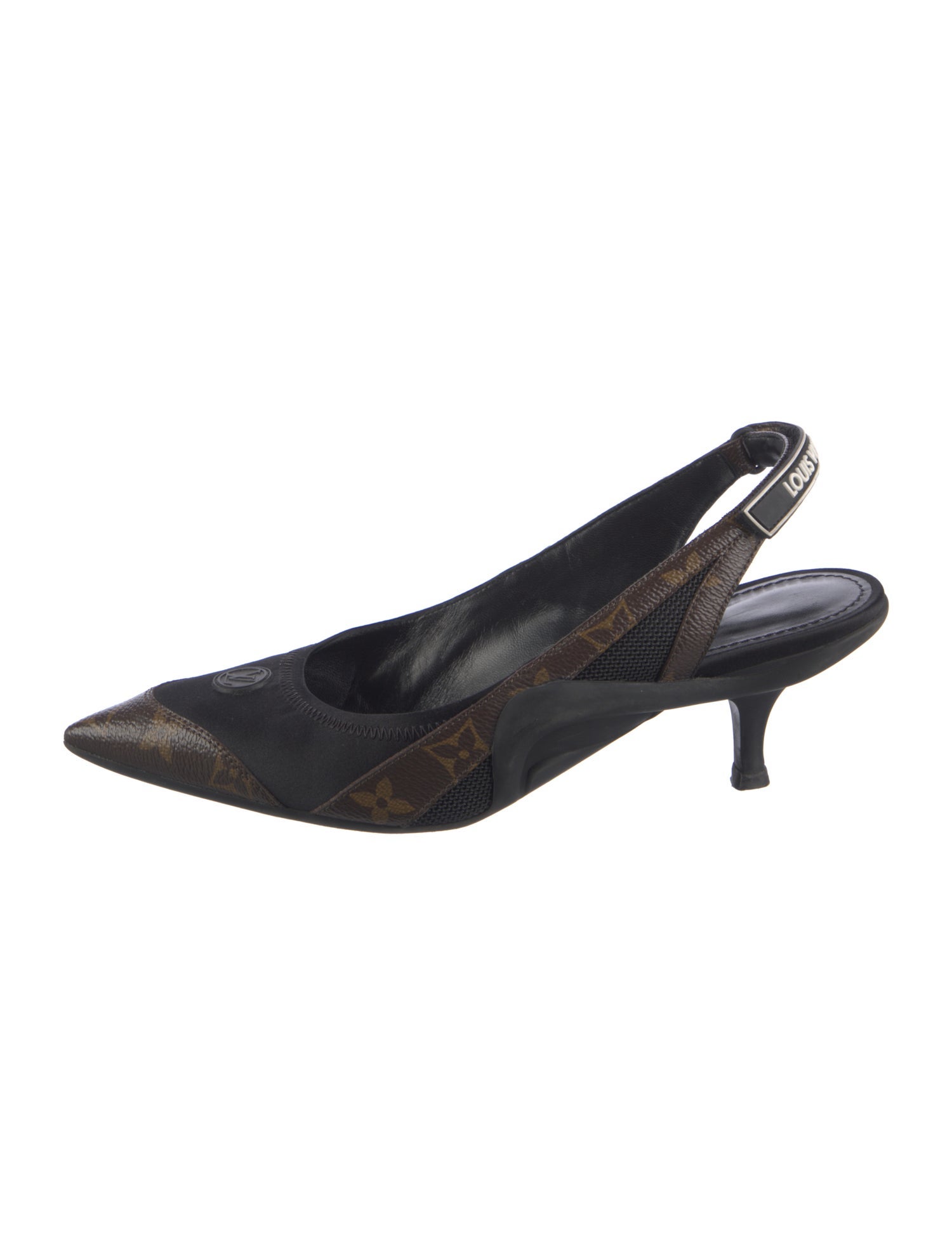 Louis Vuitton LV Monogram Slingback Pumps