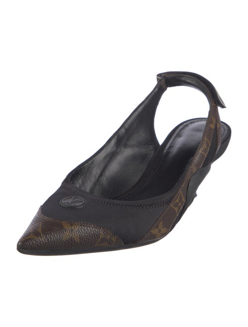 Louis Vuitton LV Monogram Slingback Pumps
