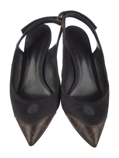 Louis Vuitton LV Monogram Slingback Pumps