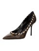 Louis Vuitton LV Monogram Studded Accents Pumps
