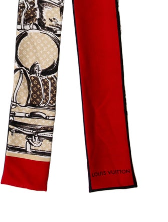 Louis Vuitton Silk Monogram Pattern Scarf