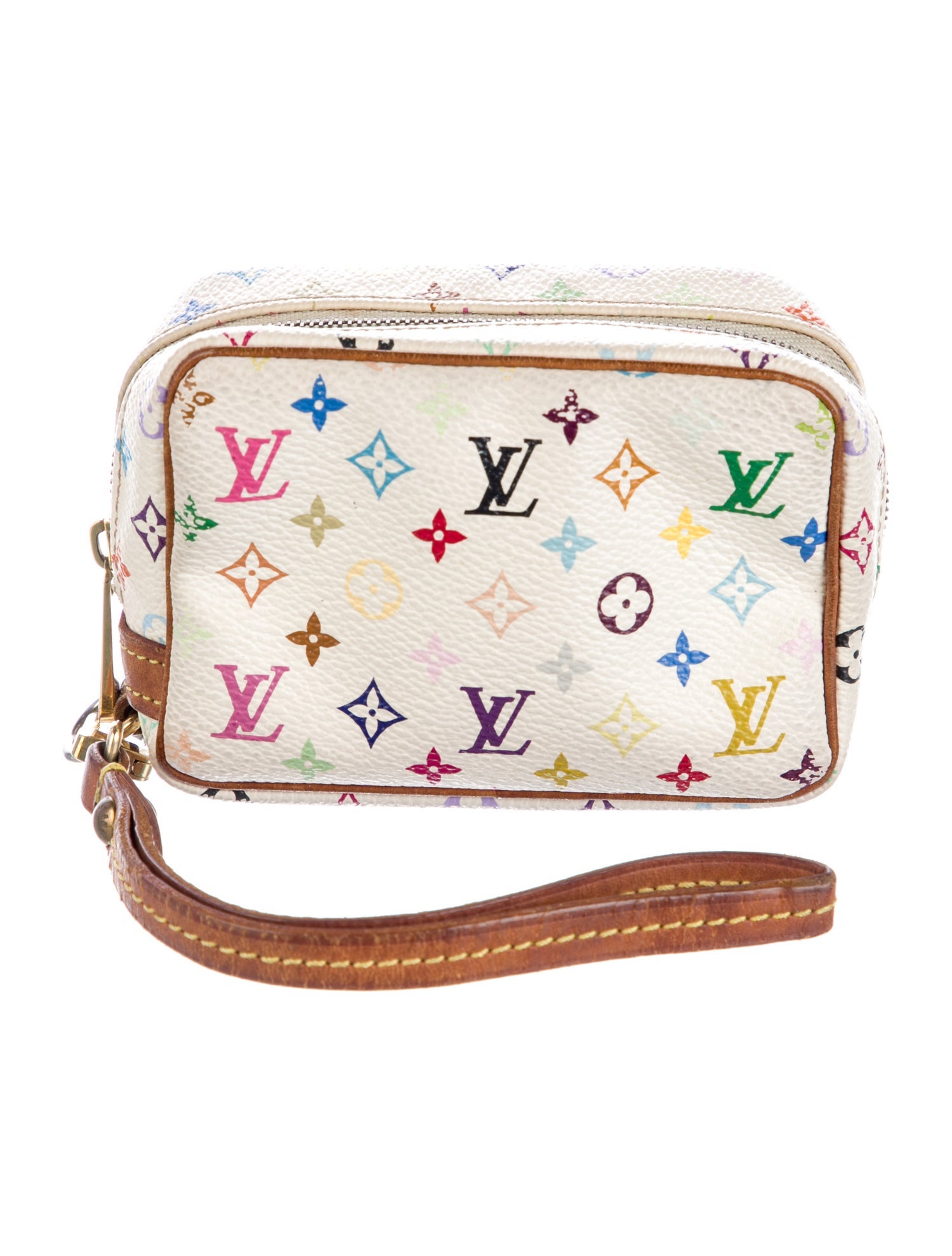Louis Vuitton Multicolore Monogram Pattern Coated Canvas Wristlet