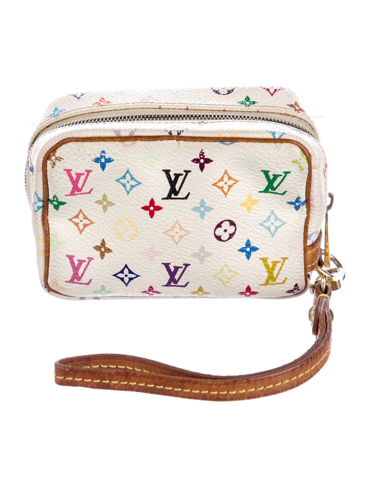Louis Vuitton Multicolore Monogram Pattern Coated Canvas Wristlet