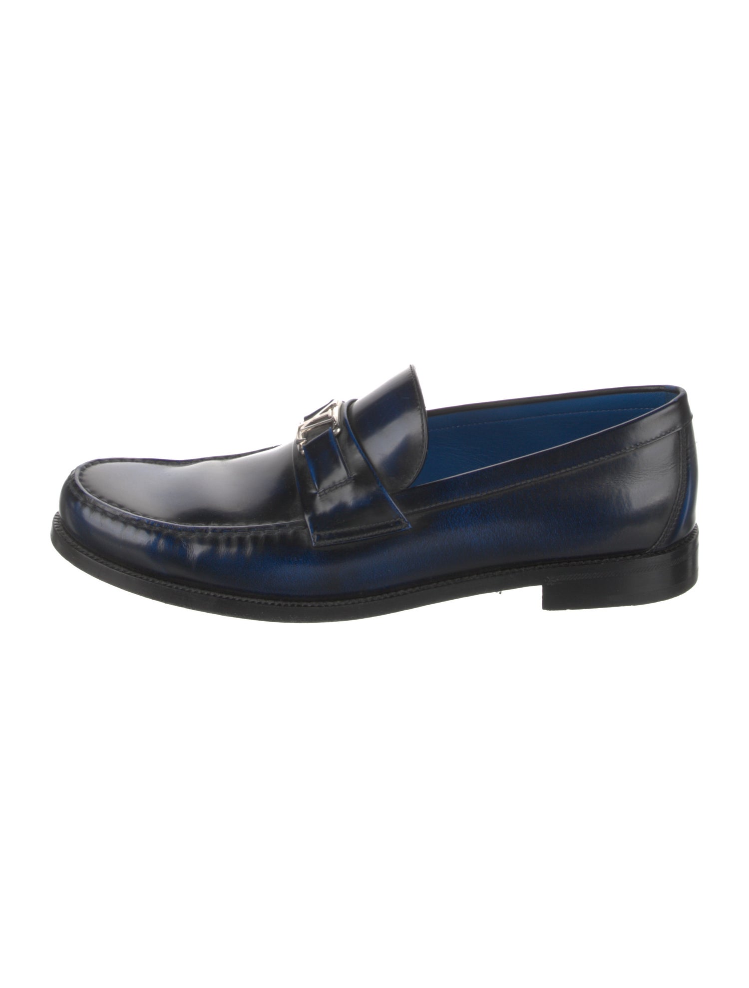 Louis Vuitton LV Monogram Leather Dress Loafers