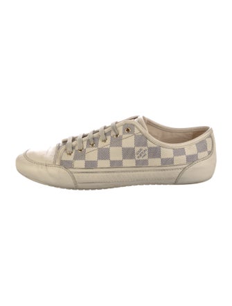 Louis Vuitton Damier Azur Pattern Sneakers