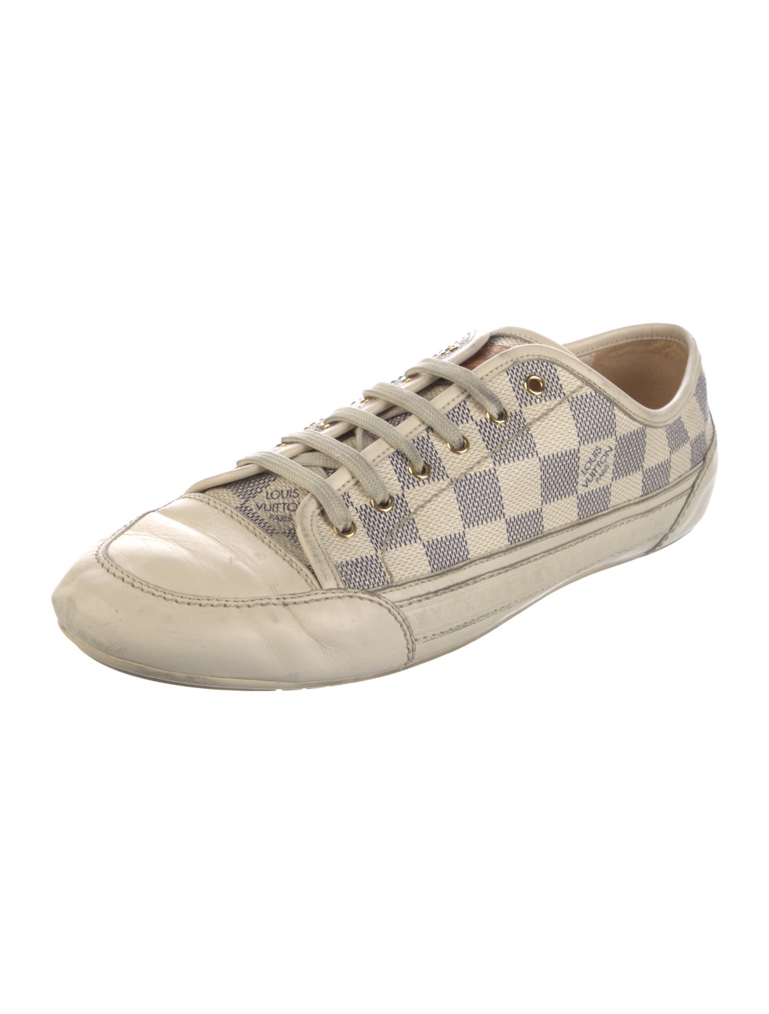 Louis Vuitton Damier Azur Pattern Sneakers