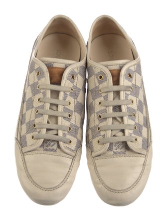 Louis Vuitton Damier Azur Pattern Sneakers