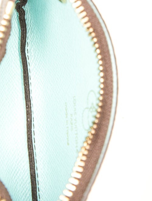 Louis Vuitton Christmas Animation Key Pouch Azur Frost