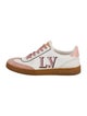Louis Vuitton Leather Colorblock Pattern Sneakers