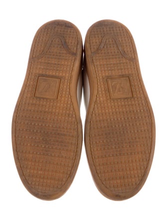 Louis Vuitton Leather Colorblock Pattern Sneakers