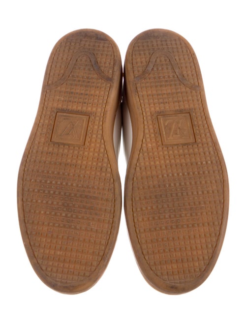 Louis Vuitton Leather Colorblock Pattern Sneakers