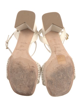 Louis Vuitton LV Monogram Leather Sandals