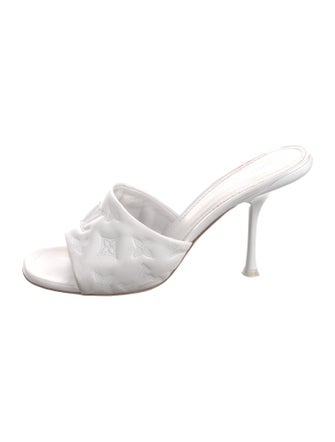 Louis Vuitton LV Monogram Leather Slides