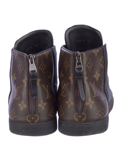 Louis Vuitton Monogram Pattern Leather Sneakers
