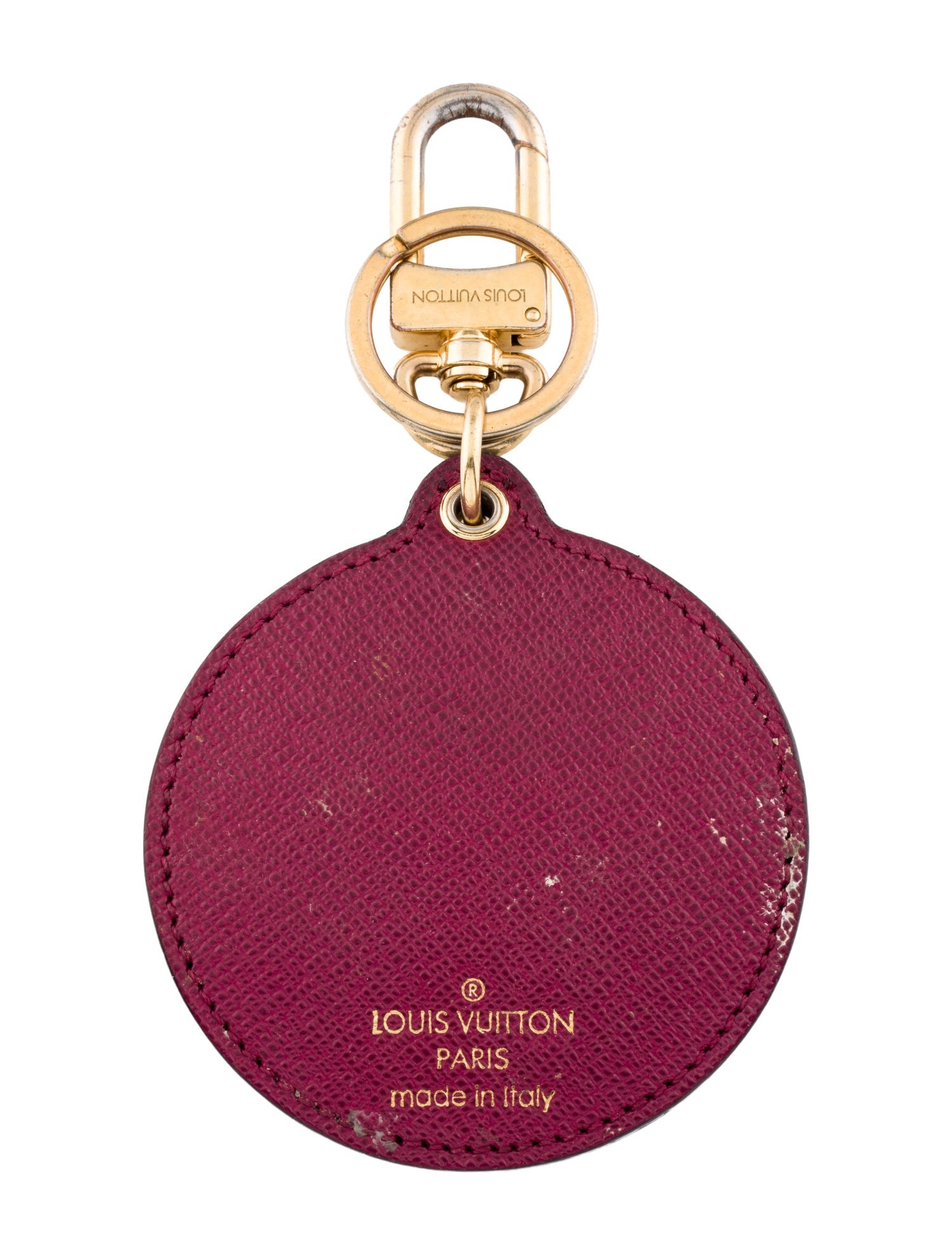 Louis Vuitton Monogram Illustre Multi V Key Holder and Bag Charm