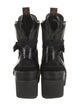 Louis Vuitton Monogram Pattern Suede Combat Boots