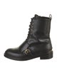 Louis Vuitton LV Monogram Leather Combat Boots