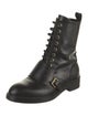 Louis Vuitton LV Monogram Leather Combat Boots