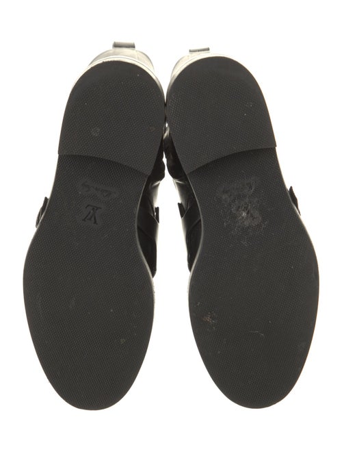 Louis Vuitton LV Monogram Leather Combat Boots
