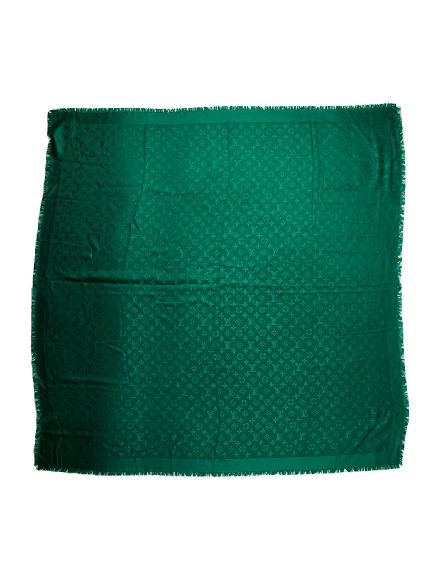 Louis Vuitton Monogram Shine Silk Shawl