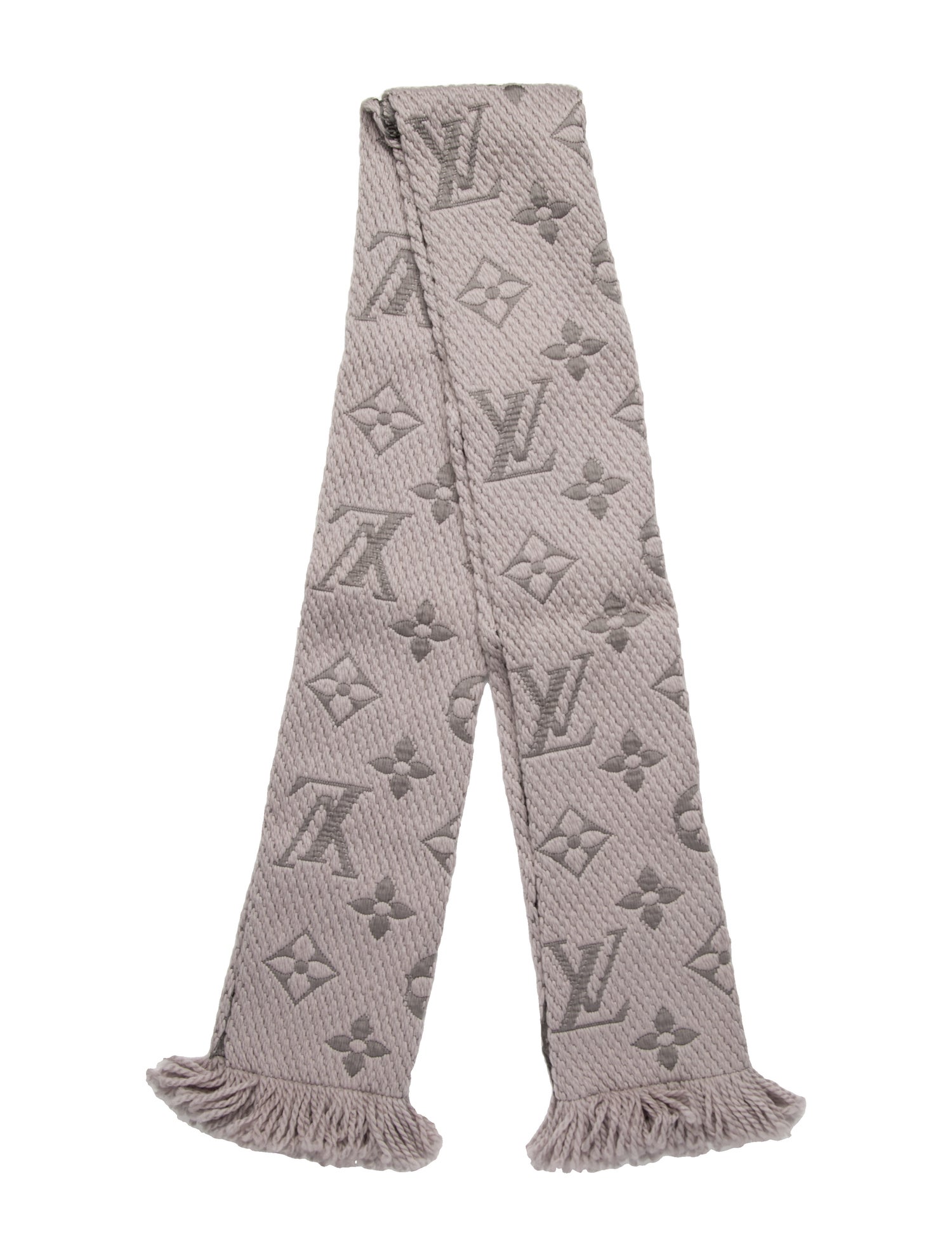 Louis Vuitton Logomania Wool Scarf