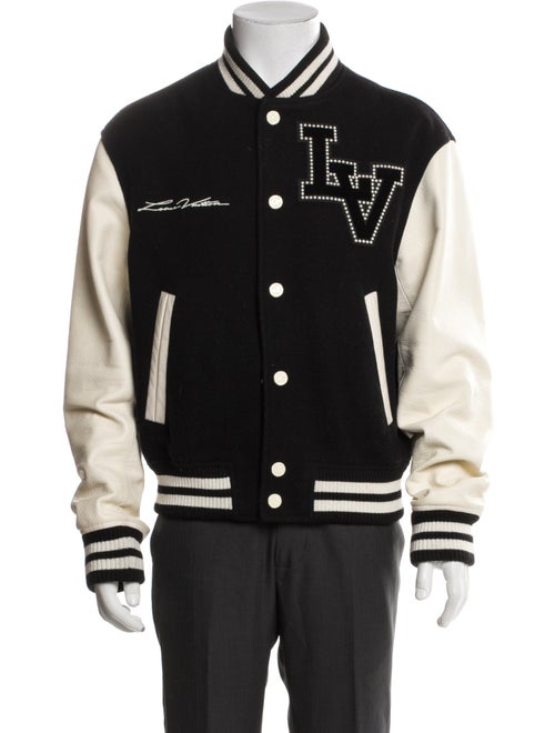 Louis Vuitton 2024 Faux Pearl Accents Varsity Jacket