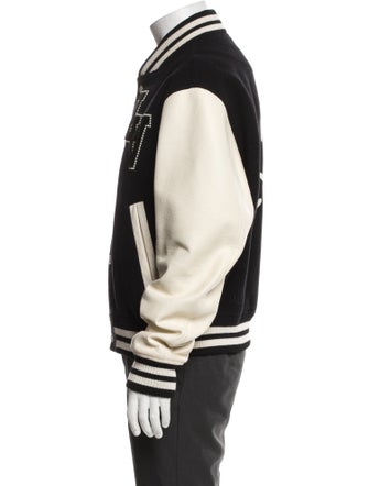 Louis Vuitton 2024 Faux Pearl Accents Varsity Jacket