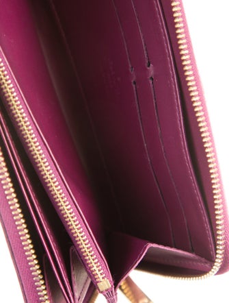 Louis Vuitton Monogram Vernis Vernis Patent Leather Zippy Wallet