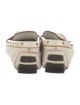 Louis Vuitton Leather Studded Accents Loafers