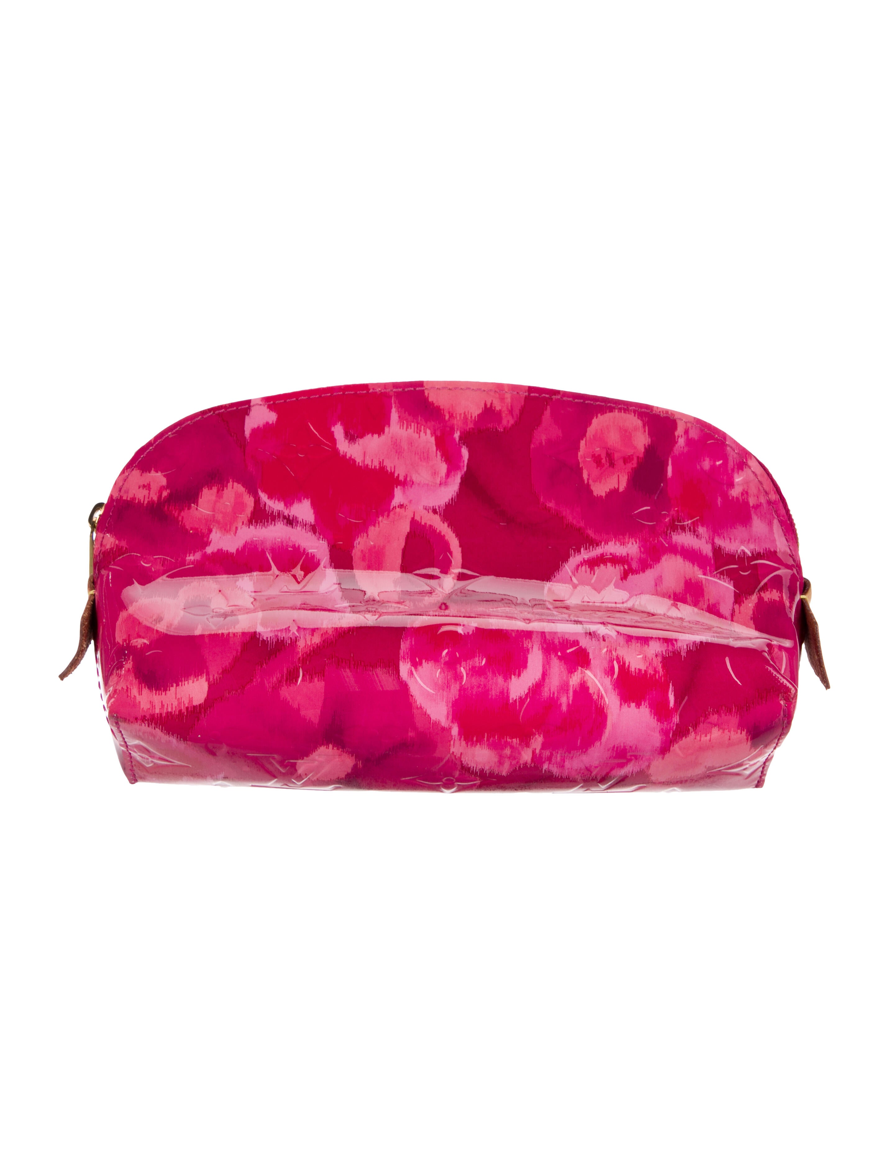 Louis Vuitton Monogram Vernis Ikat Flower Cosmetic Pouch