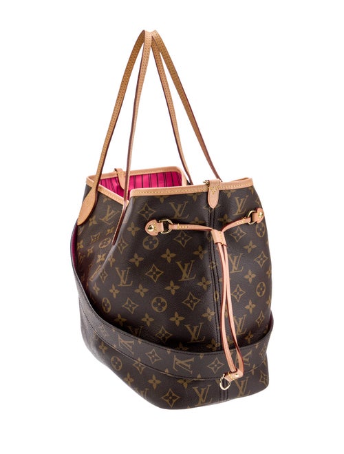 Louis Vuitton LV Monogram Neverfull Bandouliere Inside Out MM