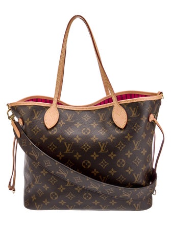 Louis Vuitton LV Monogram Neverfull Bandouliere Inside Out MM