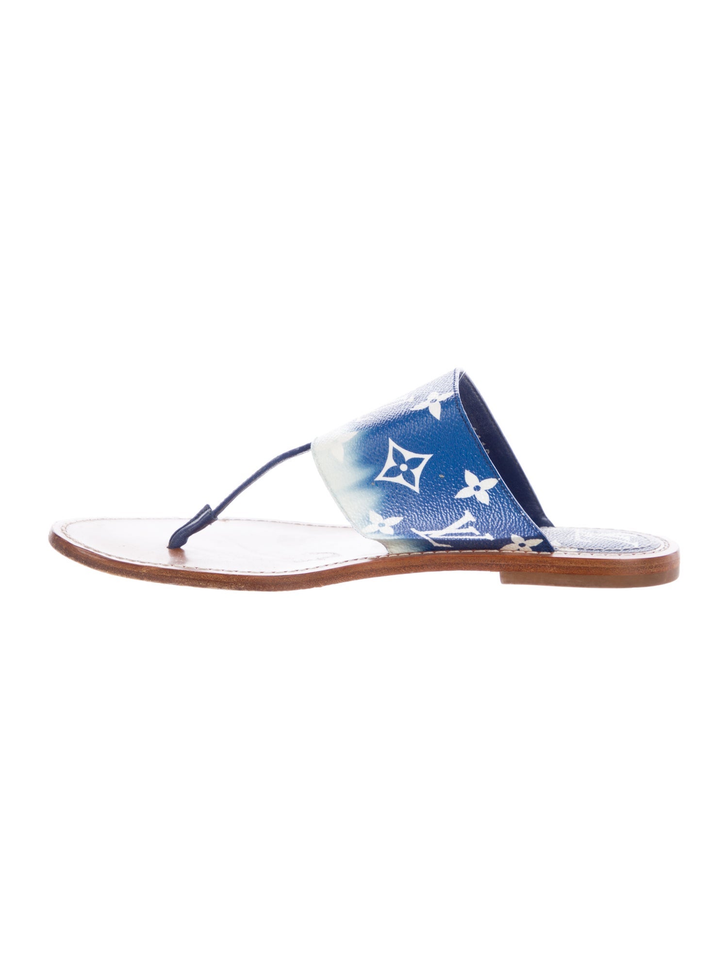 Louis Vuitton LV Monogram T-Strap Sandals